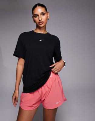 Nike - One Training Dri-FIT - T-Shirt in Schwarz mit lockerem Schnitt