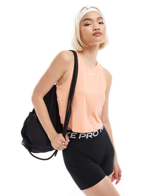 Nike – One Training Dri-FIT – Trägertop in Rosa