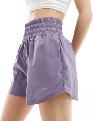 Nike Training One Dri-Fit ultra high rise 3 inch shorts in