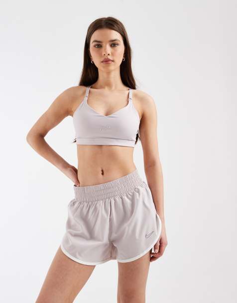 Nike - One Training - Geweven short in paars - view 1
