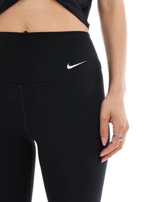 Nike One Training high waisted capri leggings in black | ASOS