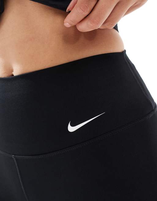 Nike One Training high waisted capri leggings in black ASOS