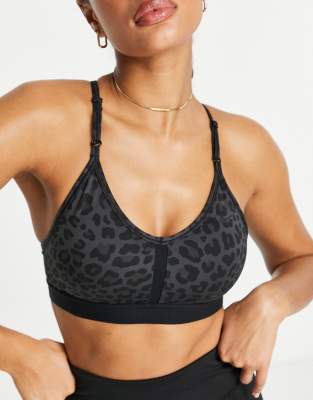 Nike training store leopard print bra