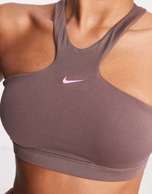 NIKE NIKE INDY LUXE YOGA BRA NVLTY, Pink Women's Top