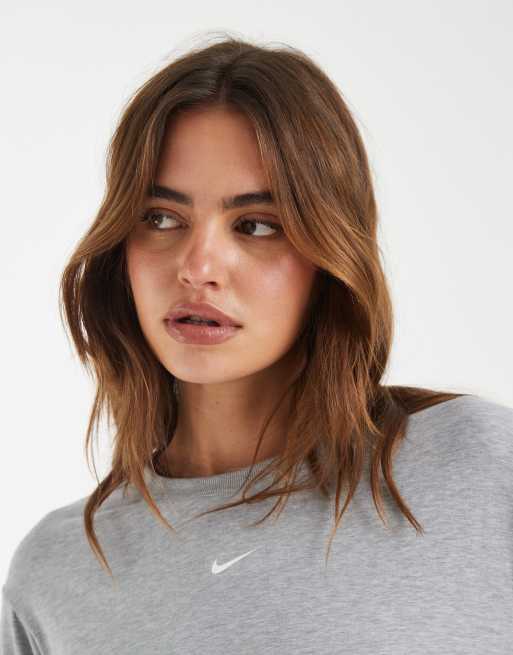 Nike – One Training – Langärmliges Relaxed Fit-Oberteil in Anthrazit , 3 von 4