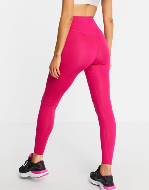 Athletic Leggings Nike Hot Pink Tights Nike One Training Luxe