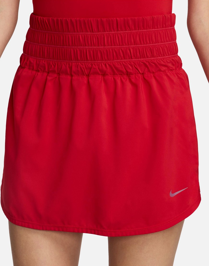 Nike One Training Skirt In Red