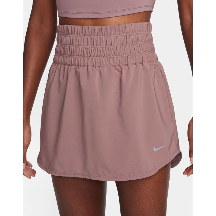 Nike One Training ultra high rise skort in purple | ASOS