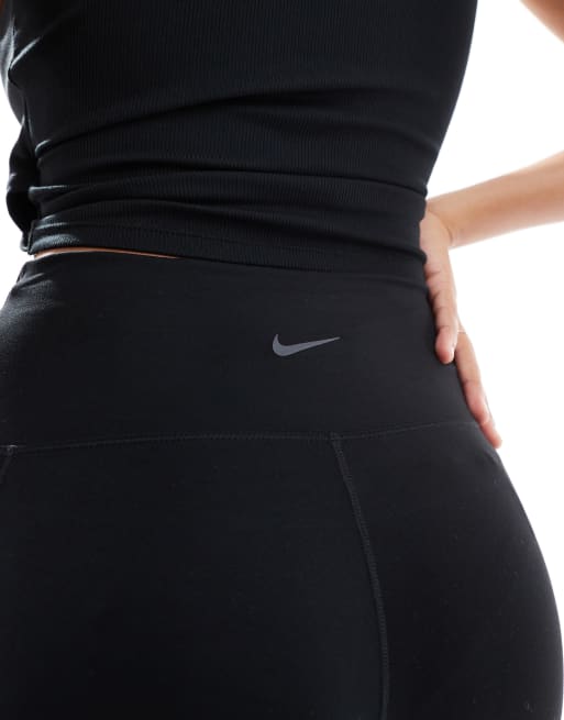 Nike One Training wrapped high waisted 7 8 leggings in black