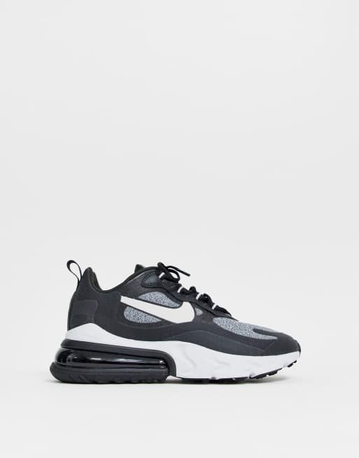 Nike air max 270 2024 react (op art) black/grey/black