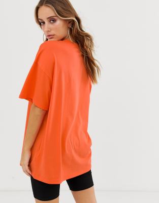 nike boyfriend t shirt orange