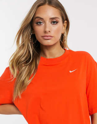 Tee shirt 2025 nike orange femme