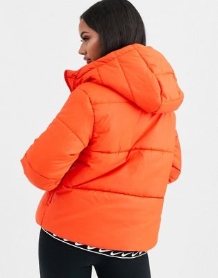 nike bubble coat orange
