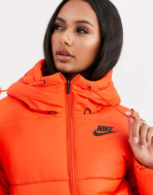 nike orange jacket women's