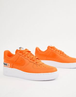 just do it air force ones orange