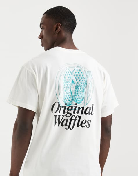 Nike - Original - Offwhite oversized T-shirt med vaffelprint på ryggen - view 1