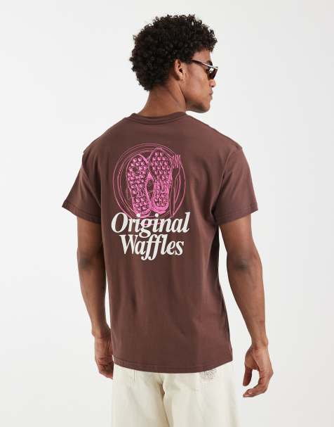 Nike – Original Waffles – Oversize-T-Shirt in Braun mit Rückenprint - view 1