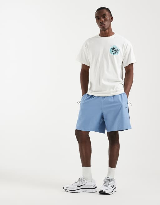 Nike – Original Waffles – Oversize-T-Shirt in Wollweiß mit Rückenprint, 2 von 5