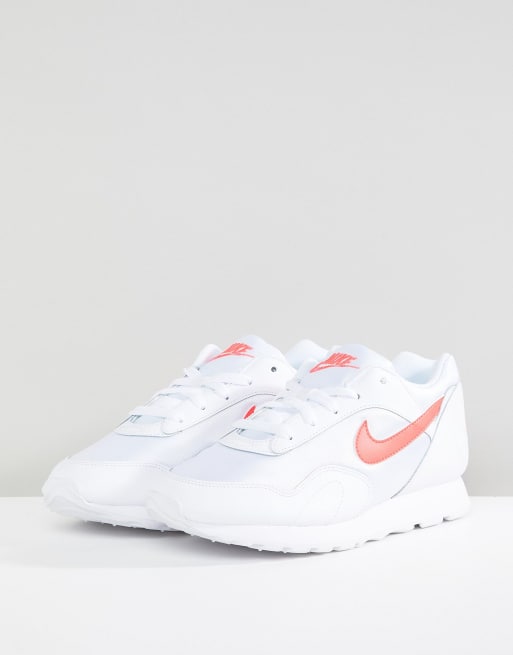 Nike Outburst Trainers In White And Pink ASOS