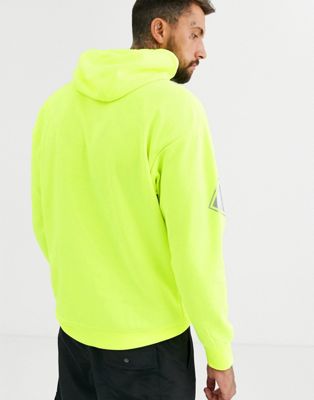 neon yellow nike hoodie