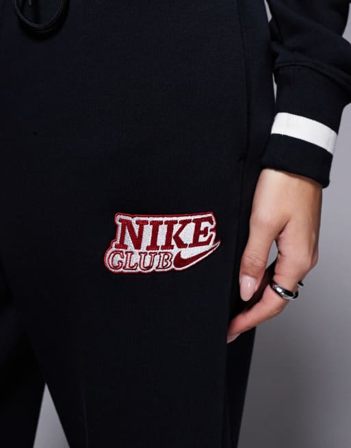 Nike – Oversize-Jogginghose in Schwarz mit weitem Schnitt und hohem Bund, 3 von 5