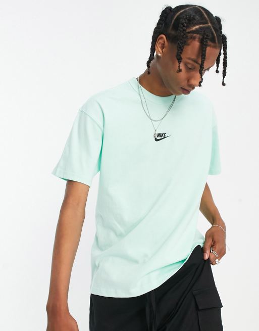 Nike oversized heavyweight t shirt with embroidered logo in mint foam