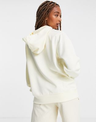 Nike oversized hoodie in off white with 