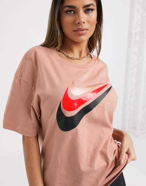 Nike rose store gold shirt