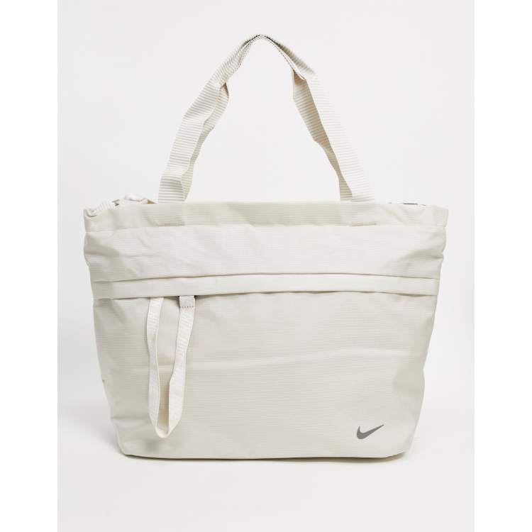 Nike Swoosh Tote Bag-cream in Natural