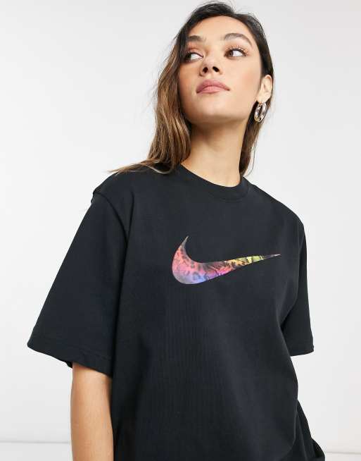 Black and store neon nike shirt