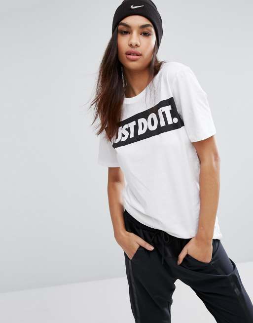 Nike just do shop it shirt white