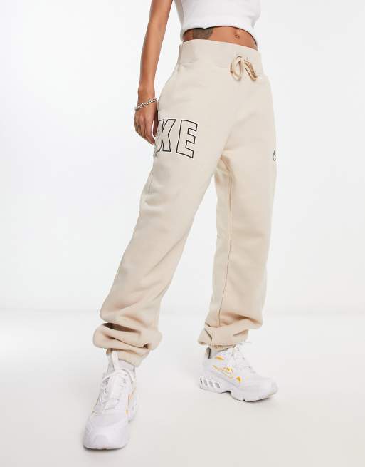 Nike cheap beige joggers