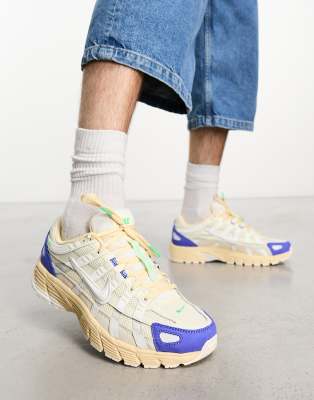 Nike P-6000 Sneakers In Stone And Blue-neutral In Neutral