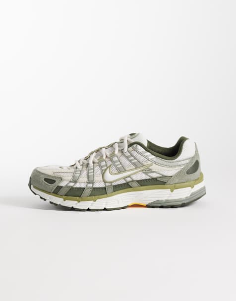 Nike - P-6000 - Baskets en daim - Beige et kaki - view 1