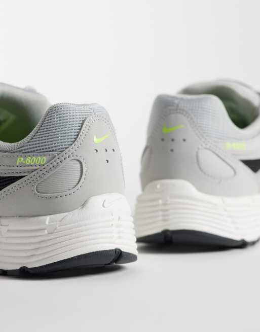 Nike - P-6000 - Baskets - Gris clair/vert fluo, 3 de 5