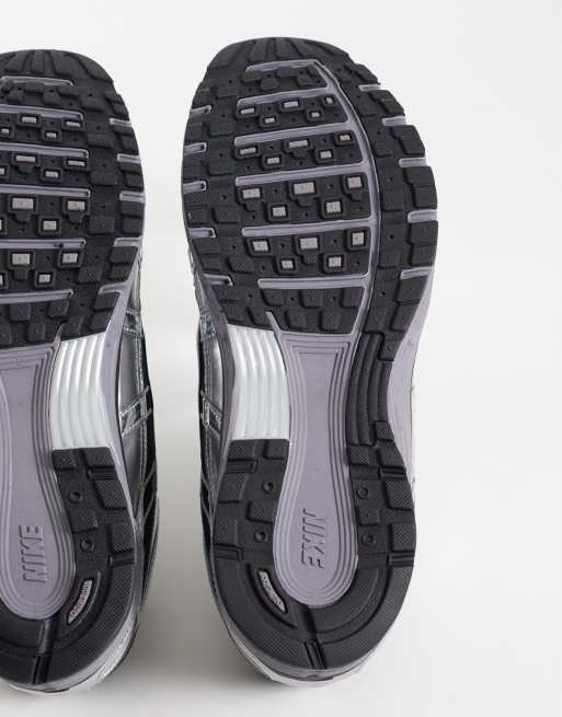 Nike P-6000 baskets noir et argent chromé, 5 de 5