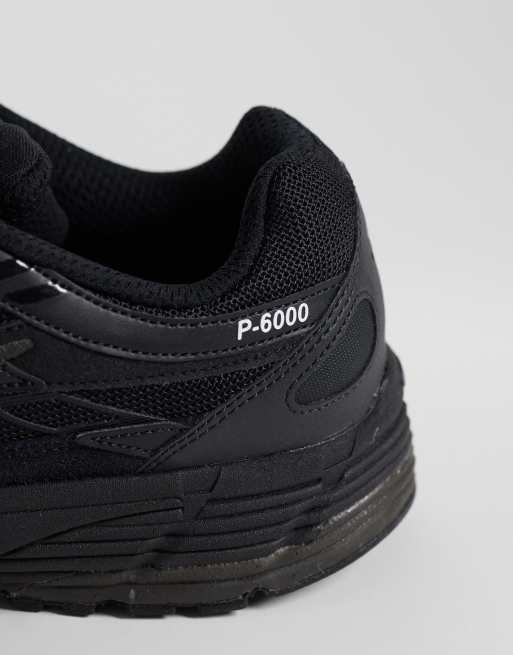 Nike P-6000 baskets Tech à lacets rapides noires, 2 de 5