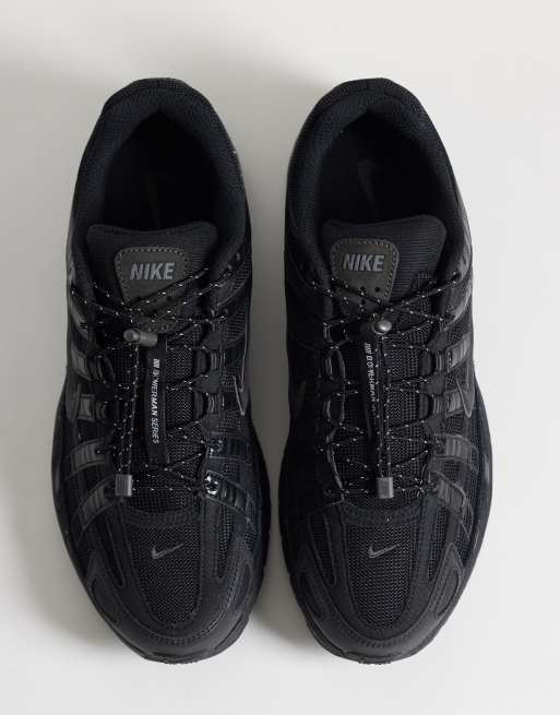 Nike P-6000 baskets Tech à lacets rapides noires, 3 de 5