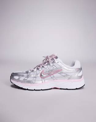 Nike - P-6000 - Baskets unisexes - Argenté et rose