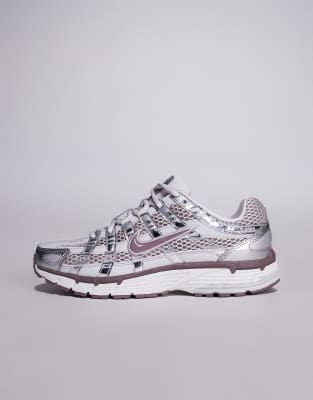 Nike - P-6000 - Baskets unisexes - Gris et violet