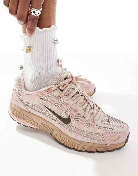 Nike - P-6000 - Brune og lyserøde sneakers - view 1