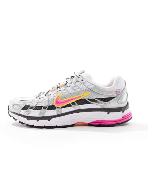 Nike P-6000 buty sportowe w kolorze białym i laserowym różu - view 1