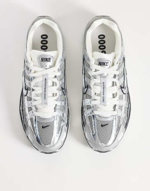 Nike P-6000 buty sportowe w metalicznym srebrze, 2 z 5