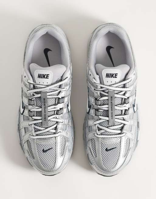 Nike P-6000 buty sportowe w szarym i metalicznym srebrze, 3 z 5
