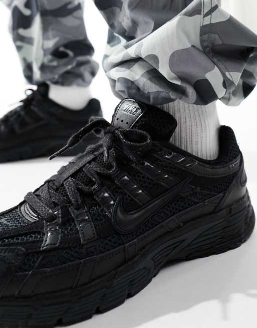 Nike P 6000 Buty sportowe w trzech odcieniach czerni ASOS