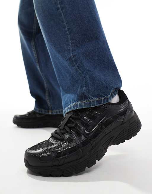 Nike – P-6000 – Buty sportowe w trzech odcieniach czerni
