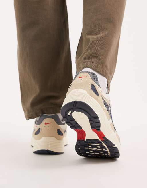 Nike – P-6000 – Ljusa, kakifärgade träningsskor, 3 av 5