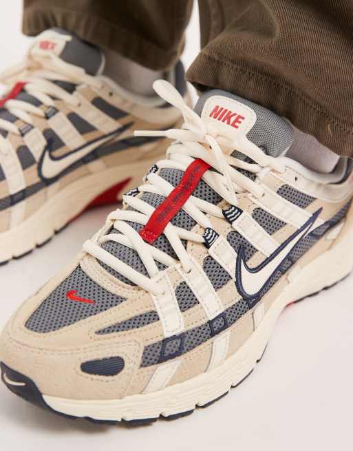 Nike – P-6000 – Ljusa, kakifärgade träningsskor, 5 av 5