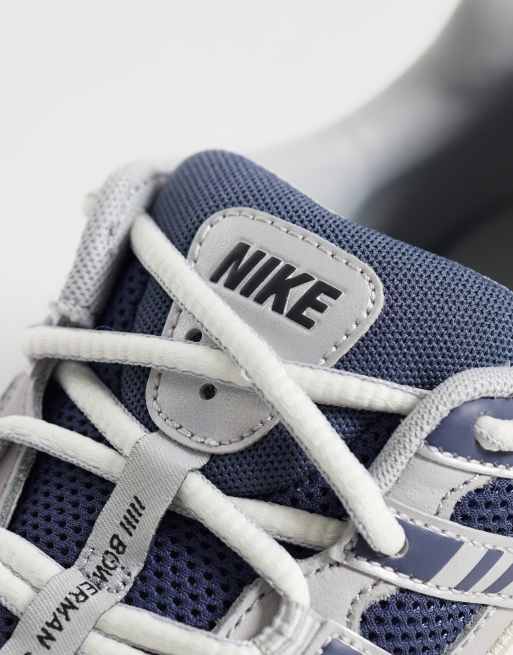 Nike – P-6000 – Niebiesko-szare zamszowe buty sportowe, 4 z 5