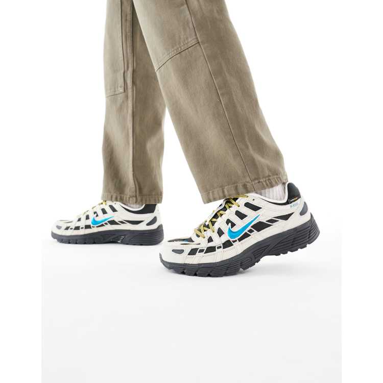 Nike P-6000 Premium cordura sneakers in black and beige | ASOS